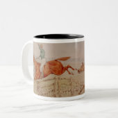 Tasse 2 Couleurs Sauter une barrière (Devant gauche)