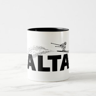Tasse 2 Couleurs Sauteur à ski Alta Utah