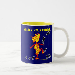 Tasse 2 Couleurs Sauvage au sujet des conceptions d'oiseaux