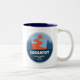 Tasse 2 Couleurs Sauvage De Cossatot Et Rivière Pittoresque Arkansa