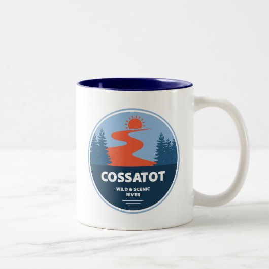 Tasse 2 Couleurs Sauvage De Cossatot Et Rivière Pittoresque Arkansa (Droit)