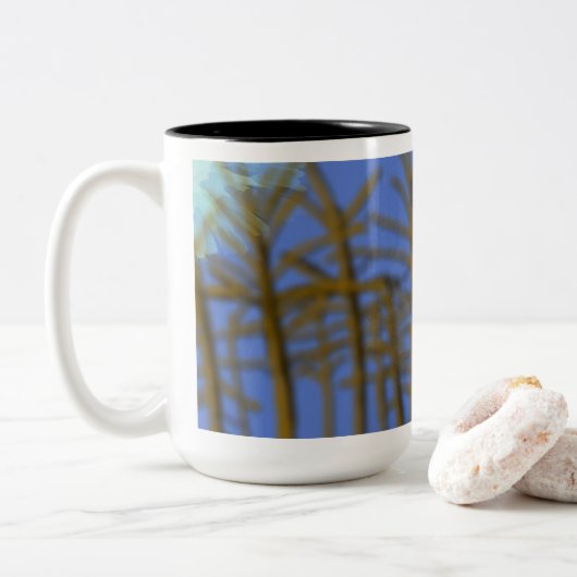 Tasse 2 Couleurs Sauvage et libre (Avec donut)