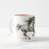 Tasse 2 Couleurs Sauvage et Libre (Devant gauche)