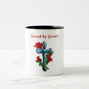 Tasse 2 Couleurs Sauvé par grâce