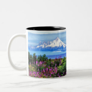 Tasse 2 Couleurs Sauvetage surréel de l'Alaska