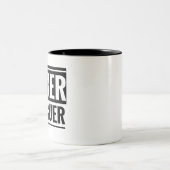 Tasse 2 Couleurs Sauveteur de boxeur (Centre)