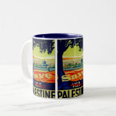 Tasse 2 Couleurs Sauvez la Palestine (Devant gauche)