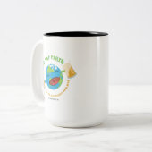Tasse 2 Couleurs Sauvez la terre (Devant gauche)