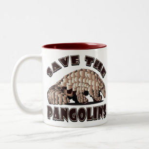 Tasse 2 Couleurs Sauvez le pangolin