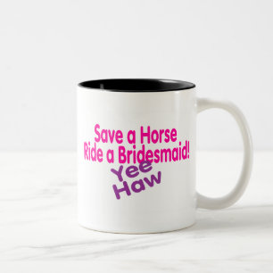 Tasse 2 Couleurs Sauvez un tour de cheval une baie d'aubépine de