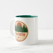 Tasse 2 Couleurs Sawtooth Wilderness Idaho (Devant gauche)