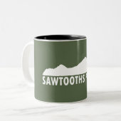 Tasse 2 Couleurs Sawtooths S'Il Vous Plaît (Devant gauche)