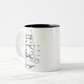 Tasse 2 Couleurs Saxophone 1939 équilibré d'action de Selmer Paris (Devant gauche)