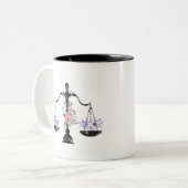 Tasse 2 Couleurs Scales of Justice (Devant gauche)