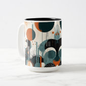 Tasse 2 Couleurs Scandi Groove (Devant gauche)