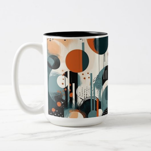 Tasse 2 Couleurs Scandi Groove (Gauche)