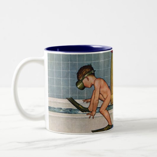 Tasse 2 Couleurs Scaphandre dans le baquet (Gauche)