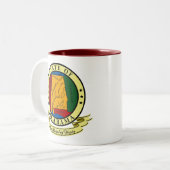 Tasse 2 Couleurs Sceau de l'Alabama (Devant gauche)