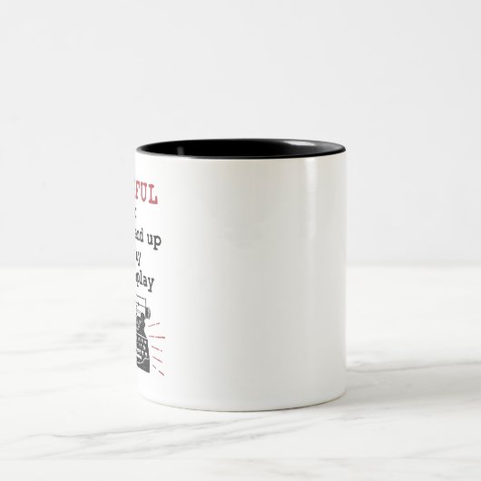Tasse 2 Couleurs Scénariste Attention Finit Dans Mon Scénario (Centre)