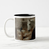 Tasse 2 Couleurs Scène de basse cour (Gauche)