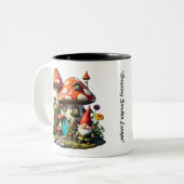 Tasse 2 Couleurs "Scène de jardin rêveuse" (Devant gauche)