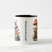 Tasse 2 Couleurs "Scène de jardin rêveuse" (Centre)