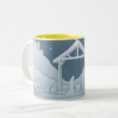 Tasse 2 Couleurs Scène de la Nativité (Devant gauche)