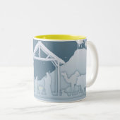 Tasse 2 Couleurs Scène de la Nativité (Devant droit)