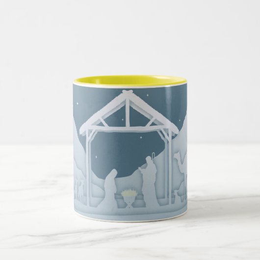 Tasse 2 Couleurs Scène de la Nativité (Centre)