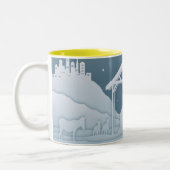 Tasse 2 Couleurs Scène de la Nativité (Gauche)