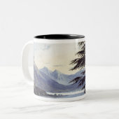 Tasse 2 Couleurs Scène de lac (Devant gauche)