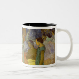 Tasse 2 Couleurs Scène de Paul Gauguin de la vie de Tahitian,