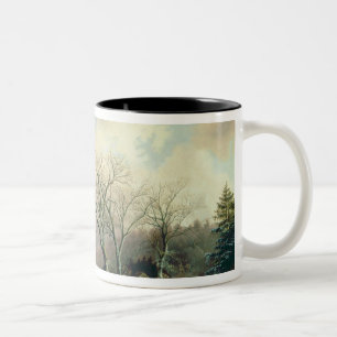 Tasse 2 Couleurs Scène d'hiver