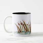 Tasse 2 Couleurs Scène du canard de Mallard (Gauche)