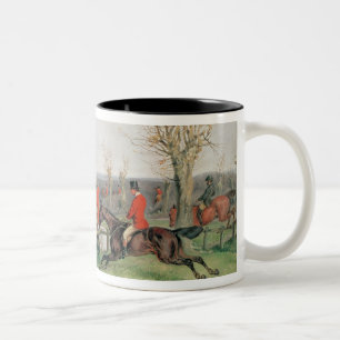 Tasse 2 Couleurs Scène sportive, 19ème siècle