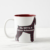 Tasse 2 Couleurs Schnauzer BFF (Gauche)