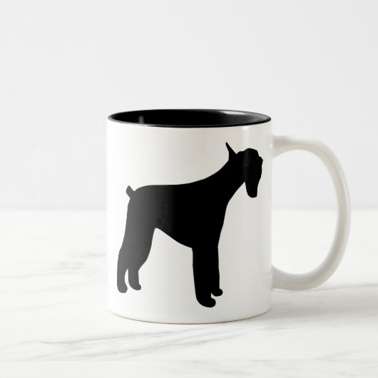 Tasse 2 Couleurs Schnauzer géant (Droit)