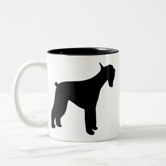 Tasse 2 Couleurs Schnauzer géant (Gauche)