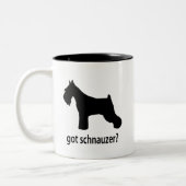 Tasse 2 Couleurs Schnauzer obtenu (Gauche)