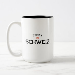 Tasse 2 Couleurs Schweiz zurichois en détresse (Suisse)