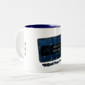 Tasse 2 Couleurs Sci - Fi Films Bleu (Devant gauche)