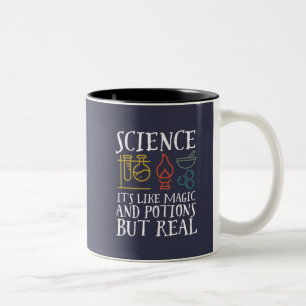 Tasse 2 Couleurs Science comme la magie et la potion Geek scientifi