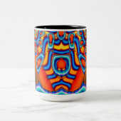 Tasse 2 Couleurs Science-fiction des cadets de l'espace Abstrait (Centre)