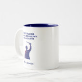 Tasse 2 Couleurs Science Teacher Shaping Brilliant Minds Educator (Devant gauche)