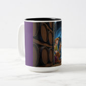 Tasse 2 Couleurs Scooby & Shaggy : Le baril des peurs (Devant gauche)