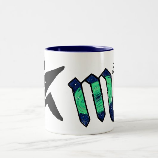 Tasse 2 Couleurs Scorpio. Ziqpu (Centre)