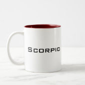 Tasse 2 Couleurs Scorpion graphique (Gauche)