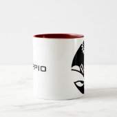 Tasse 2 Couleurs Scorpion graphique (Centre)