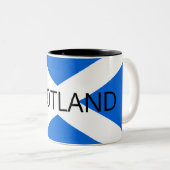 Tasse 2 Couleurs Scottish Flag Scotland mugt (Devant droit)