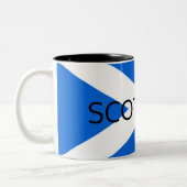 Tasse 2 Couleurs Scottish Flag Scotland mugt (Gauche)